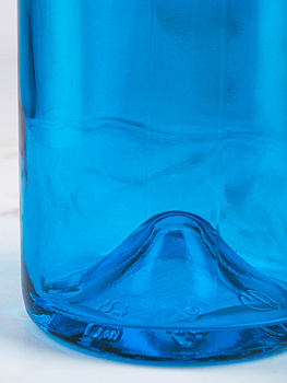 Бутылка 500мл с бугельным замком цветной лак синий стекло 000000000001214071