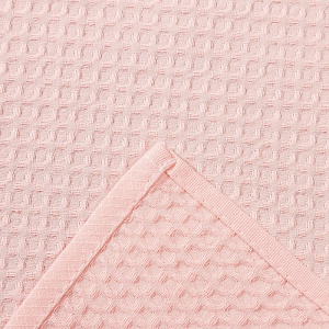 Полотенце "Доляна" розовый 35х60см, 100% хлопок, крупная вафля, пл.220г/м2 4576497 000000000001200151