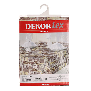 Скатерть DekorTex, 130х150 см, хлопок 000000000001126441