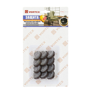 Протекторы для мебели Vortex, войлок 000000000001141438