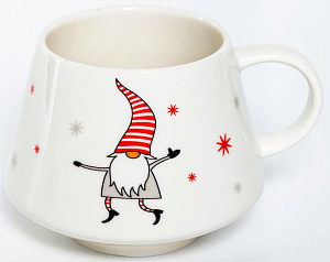 Кружка 450мл OLAFF ГНОМИКИ в ассортименте фарфор 000000000001209257