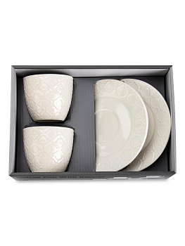 Набор чайный 4 предмета 250мл/16см Ромашки керамика 000000000001228301