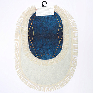 Набор ковриков 2шт (60х100см, 50х60см) ALAS EV TEKSTIL овальные полиэстер 000000000001212095