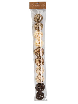 Сухоцветы 12x6x66см DE'NASTIA Декоративные шары Ботаника микс цветов 000000000001228207