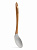 Ложка кулинарная 33x6x1,6см DE'NASTIA деревянная ручка из акации серый силикон 000000000001213968