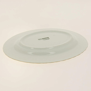 BASAK Блюдо овальное 24 см,  Отводка золото, костяной фарфор BNBSK24KY520 000000000001189452