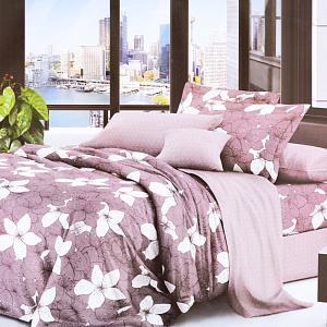 Комплект постельного белья 2-спальное KLEO LAVITA наволочки 50х70см сатин 100% хлопок 01473514 000000000001205220