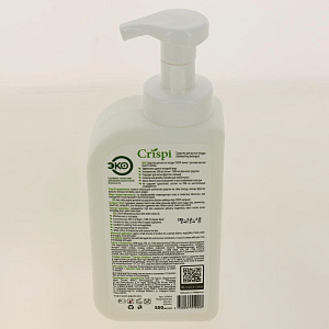 Средство для мытья посуды/фруктов ПЕНКА с ценными маслами белого хлопка CRISPI GRASS 125454 500мл 000000000001198763