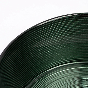 Салатник 21см GLASSCOM прямые бортики зеленый стекло 000000000001211822