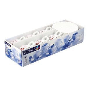 Чайный набор Jazzy Red Essence Luminarc, 220мл 000000000001120180