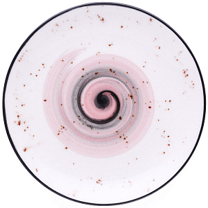 Набор столовой посуды 19 предметов TULU PORSELEN Galaxy milky/bordeaux фарфор 000000000001212285