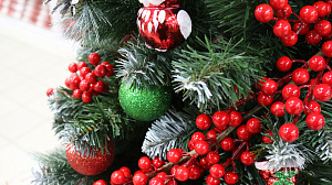 Ель искусственная 190см БИФОРЕС Люкс серебро ПВХ 000000000001214437