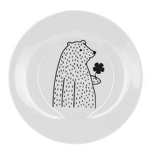 Тарелка Цветочный мишка  Сотвори Чудо, 20 см 000000000001150185