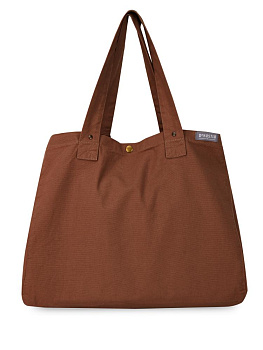 Сумка 38х44х22 DE'NASTIA Sea Salt Washed коричневый хлопок 000000000001225547