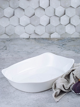 Блюдо для запекания 34х25см SMART CUISINE CARIN прямоугольная опал P4027 000000000001202918