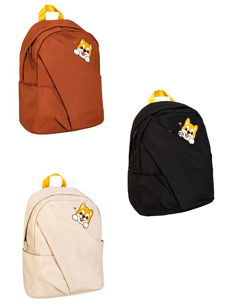 Рюкзак 35х27х13см корги ST в ассортименте полиэстер 000000000001228949