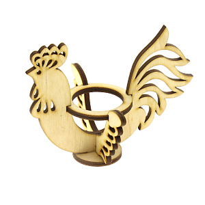 Подставка для яиц Петушок, 12.6х9.1х9.3 см 000000000001143404