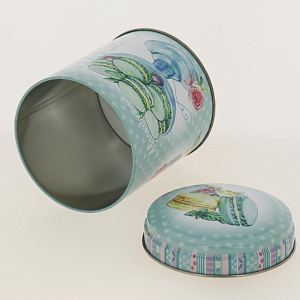 Банка для сыпучих продуктов 800мл НОВЫЙ АРГУМЕНТ Десерт мятный жестяная 000000000001187797