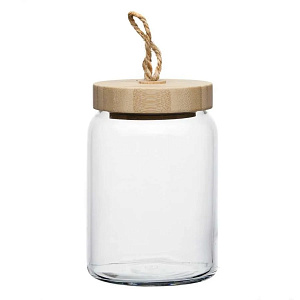 WOODY Банка для сыпучих продуктов 860мл PASABAHCE стекло 43583 000000000001212451