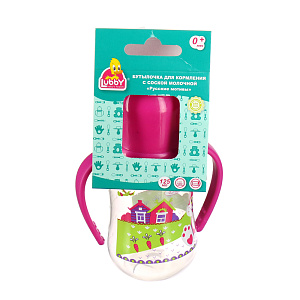 Бутылочка с соской от 0 месяцев Русские мотивы Lubby, 120-125мл 000000000001135403