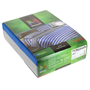 Комплект постельного белья Wenge Motion Stripe Breeze, евро, бязь 000000000001171874