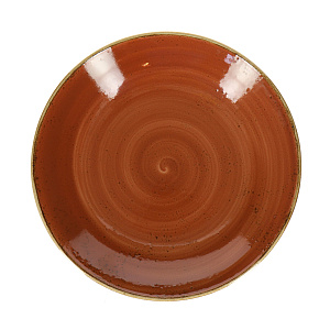 Глубокая круглая тарелка Craft Steelite, терракотовый, 25.25 см 000000000001123969
