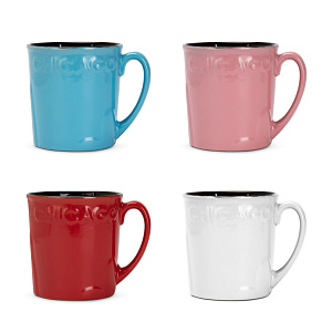 Кружка 400мл CHICAGO в ассортименте керамика 000000000001222816