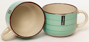 Бульонница 500мл ELRINGTON АЭРОГРАФ Изумруд керамика 000000000001200771