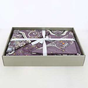 Комплект постельного белья Евро LUCKY Калейдоскоп 50х70 пододеяльник 200х220см простынь 220х240см наволочки 50х70см-2шт поплин 100% хлопок 000000000001212740