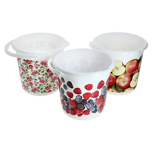 Ведро Деко Idea, 5л, пластик 000000000001088400