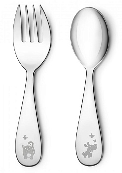 Набор детских столовых приборов Apollo Fluffy, 2 предмета 000000000001163086