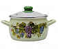 Кастрюля 5,3л Виноград с крышкой эмаль 2930