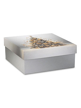 Коробка подарочная 17х17х7см РУТАУПАК НОВОГОДНИЙ МИКС прямоугольник 000000000001228410