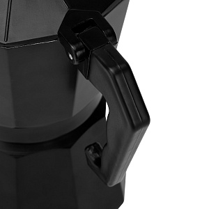 Кофеварка гейзерная 300мл индукция черный алюминий 000000000001220187