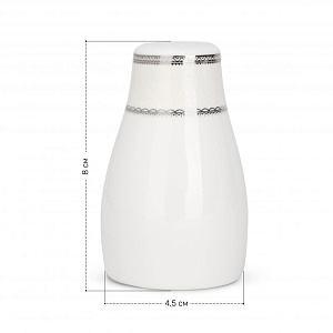 Набор для специй Анжелика с серебром фарфор 000000000001219777