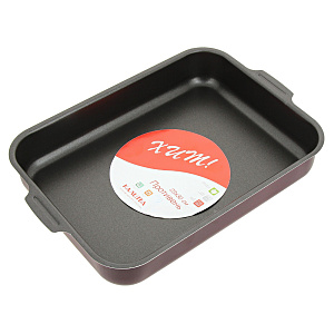 Противень 23х30х6,1см антипригарное покрытие бордо 000000000001171055