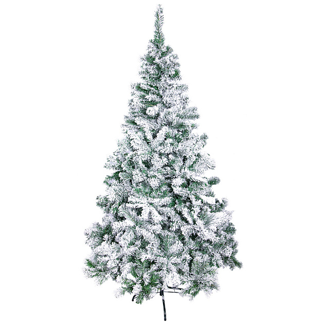 Ель темно-зеленая "Заснеженная". 150 см, 472 ветки, по 7 иголок Диметр 32см Срок годности: не ограничен арт. Mdr-T19-004 ТПИ 000000000001202621