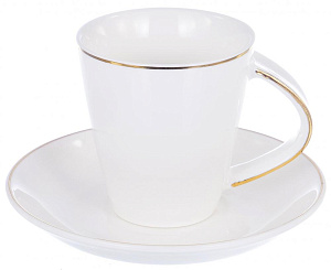 Набор кофейный 12 предметов (чашка 90мл-6шт/блюдце-6шт) BALSFORD Грация Бенфей подарочная упаковка фарфор 000000000001195505