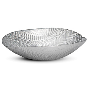 Блюдо овальное 25см GLASSCOM Рептилия Silver стекло 000000000001211811