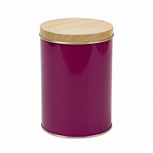 Банка для сыпучих продуктов 1,7л НОВЫЙ АРГУМЕНТ Пурпур жесть 000000000001217530