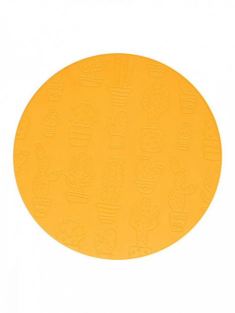 Салфетка сервировочная D36см DeNASTIA кактусы оранжевый ЭВА E000101 000000000001204626