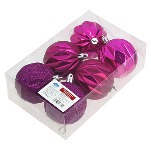 Набор елочных игрушек Вьюга Посуда Центр, 6 см, 6 шт. 000000000001161818