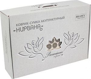 Массажер медицинский 49x33,5x12,5см BRADEX НИРВАНА Коврик-сумка акупунктурный ТУ 32.50.21-001-76456205-2020 ABS-пластик хлопок 000000000001210491