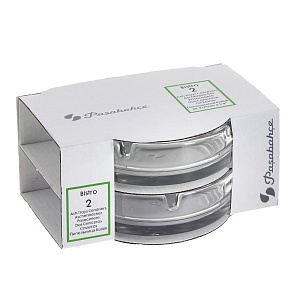 BISTRO Набор пепельниц 2шт 107мм PASABAHCE стекло 000000000001004326