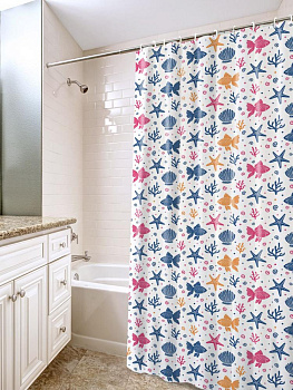 Штора для ванной 180х180см V-LINE полиэтилен 000000000001022720