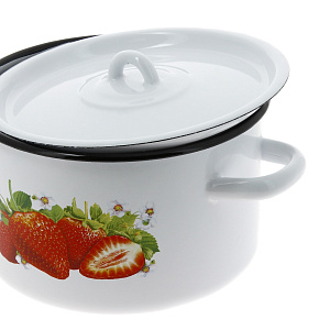 Набор посуды СТАЛЬЭМАЛЬ (1,5л+2,9л+3,9л) цилиндрическая форма эмалированная сталь 000000000001114769