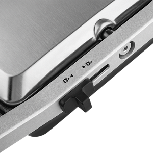 Гриль электрический Scarlett 2200Вт стальной корпус.Размер 33,4x34,9x12,6 см,вес 2,30кг,рабочая поверхность 30х25см,антипригарное покрытие SC-EG350M01 000000000001192827