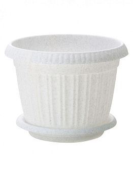 Горшок для цветов Таити D 420 mm с подставкой №8 мраморный 24,6л ING41042FМР 000000000001194545