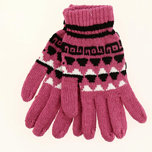 Перчатки женские ромбы р-р 7-9 100%пэ 000000000001182603