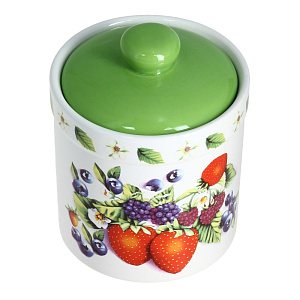 Банка для сыпучих продуктов Ягоды Matissa, 650мл 000000000001152608